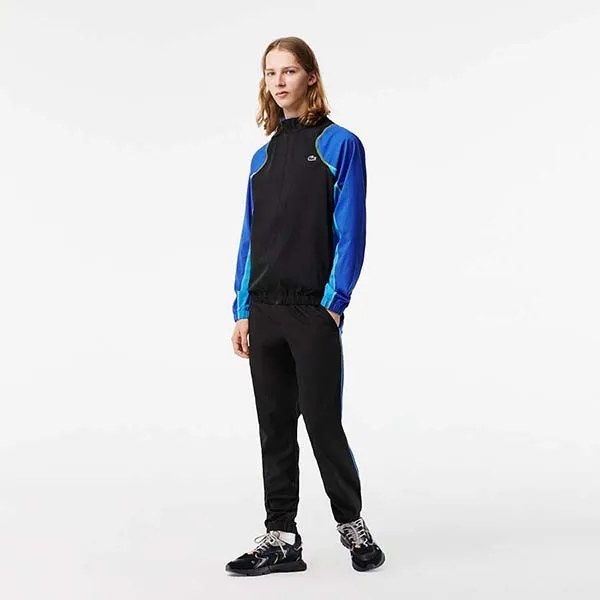 Bộ Thể Thao Nam Lacoste Men’s Tennis High Neck Jogger WH5213-AYF Màu Đen Xanh Size 3 - Thời trang - Vua Hàng Hiệu