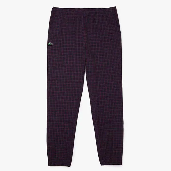 Bộ Thể Thao Nam Lacoste Tennis X Novak Djokovic Jogger WH5206-BQ5 Màu Đen Đỏ Size 3