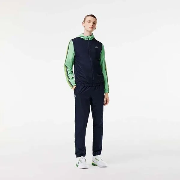 Bộ Thể Thao Nam Lacoste Trainingspak Navy Groen WH5200-WTI Màu Xanh Đen Size 4 - Thời trang - Vua Hàng Hiệu