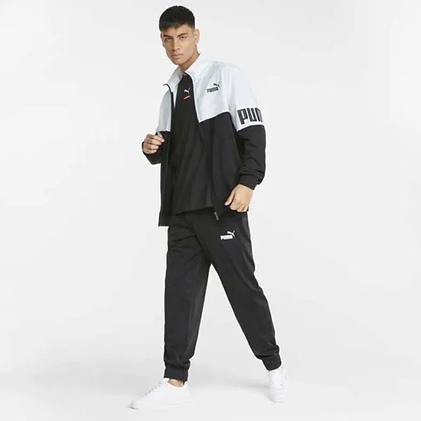 Bộ Thể Thao Nam Puma Jersey Top And Bottom 849524-01 Màu Đen Trắng Size L - Thời trang - Vua Hàng Hiệu