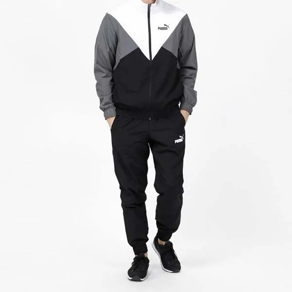 Bộ Thể Thao Nam Puma Men's Jersey Setup 846463-01 Màu Đen Trắng Size S - Thời trang - Vua Hàng Hiệu