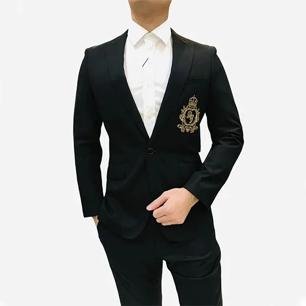 Bộ Vest Nam Dolce & Gabbana D&G With DG Patch Suit Màu Đen Size 44