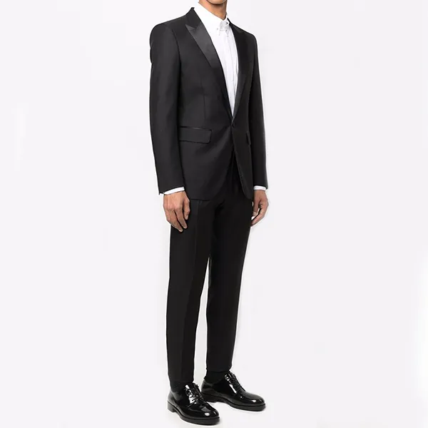Bộ Vest Nam Dsquared2 Slim Single-Breasted Suit Black Màu Đen Size 46 - Thời trang - Vua Hàng Hiệu