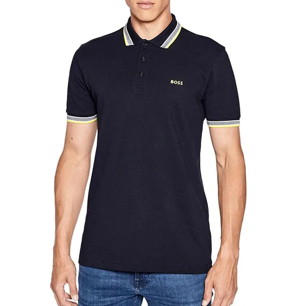 Áo Polo Nam Hugo Boss Organic Cotton Paddy Polo Shirt 50468983 Màu Đen Size S - Thời trang - Vua Hàng Hiệu