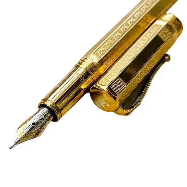 Bút Máy Montegrappa Limited Yellow Gold Màu Vàng Gold - Bút viết - Vua Hàng Hiệu