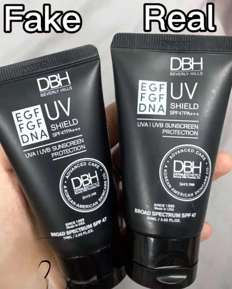 5 cách phân biệt kem chống nắng DBH thật giả auth fake - 5
