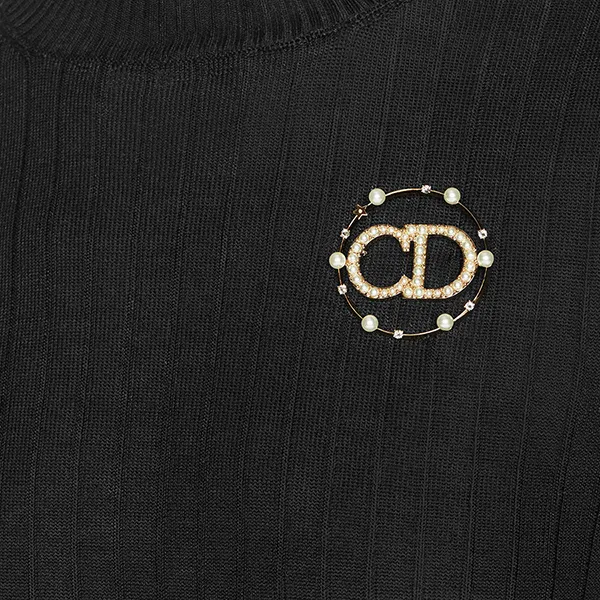Cài Áo Nữ Dior Clair D Lune Brooch V0412CDLRS_D301 Màu Vàng - 1
