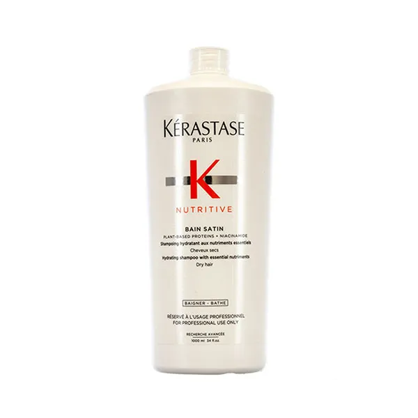 Dầu Gội Kérastase Nutritive Bain Satin Plant Based Proteins + Niacinamide Shampoo 1000ml - Mỹ phẩm - Vua Hàng Hiệu
