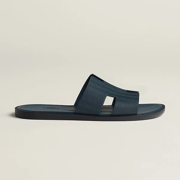 Dép Nam Hermès Izmir Sandal Bleu Céleste Marine Màu Xanh Size 42