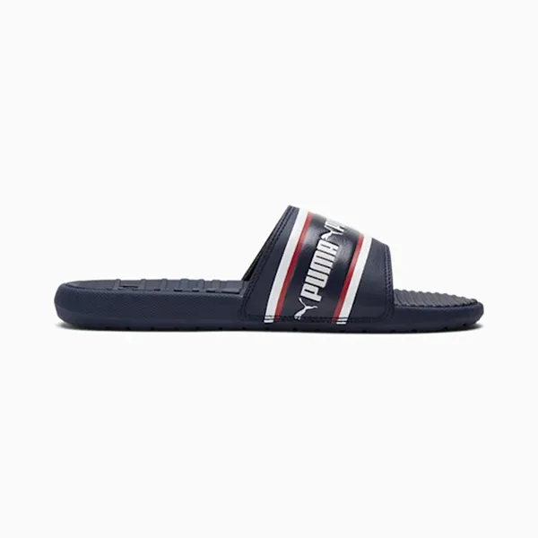 Dép Puma Cool Cat Navy Stripe Repeat 385887-04 Màu Xanh Navy