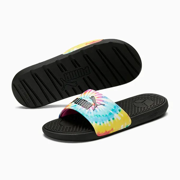 Dép Puma Cool Cat Tie Dye Slides Black/ Phlox Pink 380793-02 Phối Màu - Dép - Vua Hàng Hiệu