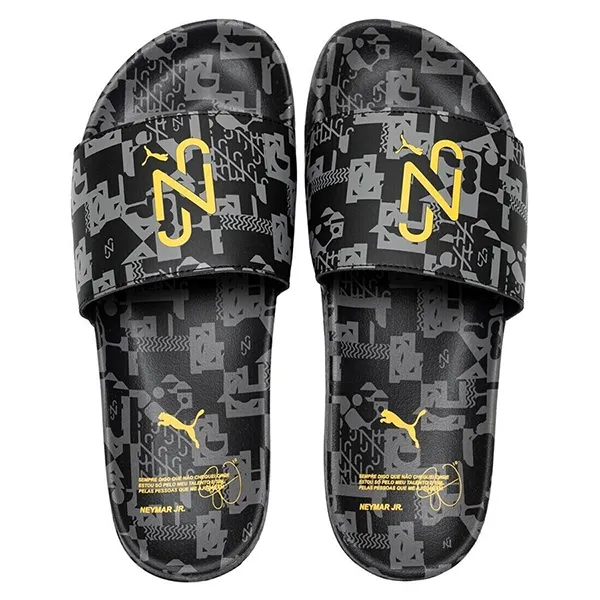 Dép Puma X Neymar Jr Leadcat Slide Black 385057-01 Màu Đen Xám
