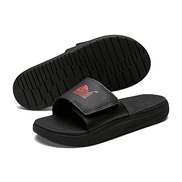 Dép Puma X Tmc Softride Slides - Black/ Red 385050-03 Màu Đen Đỏ