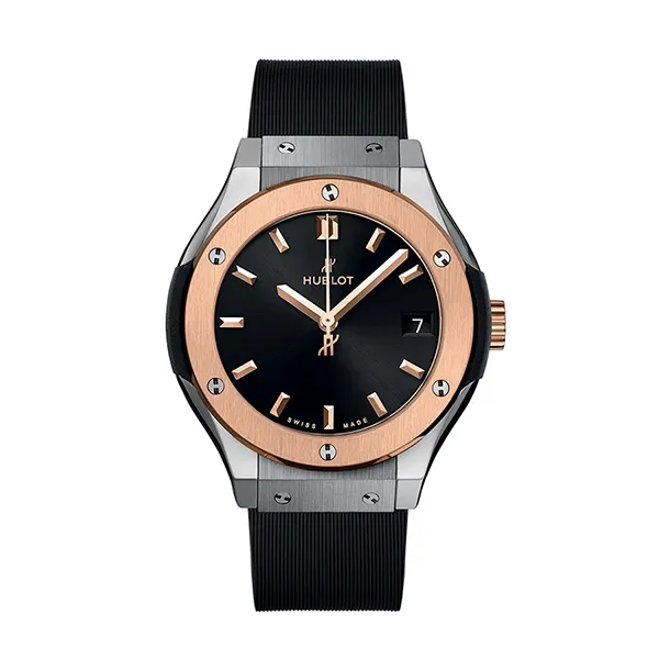 Đồng Hồ Nam Hublot Classic Fusion Titanium King Gold 33mm 581.NO.1480.RX Màu Đen