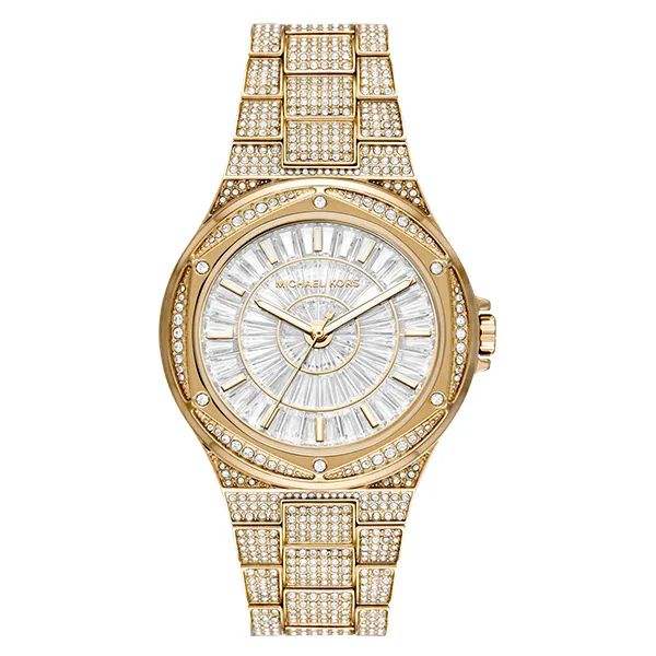 Đồng Hồ Nữ Michael Kors MK Oversized Lennox Pavé Gold-Tone Watch MK6991 Màu Vàng Gold - Đồng hồ - Vua Hàng Hiệu