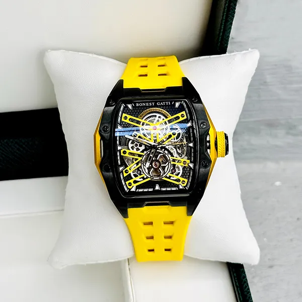 Đồng Hồ Nam Bonest Gatti BG5502-A3 Màu Vàng