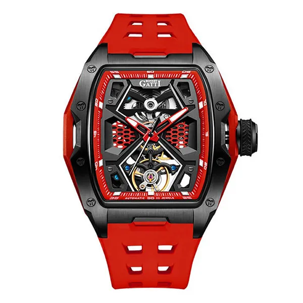 Đồng Hồ Nam Bonest Gatti Ghost BG5501- A3 Màu Đỏ