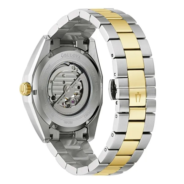 Đồng Hồ Nam Bulova Surveyor Automatic Watch 98A284 Màu Bạc/Gold