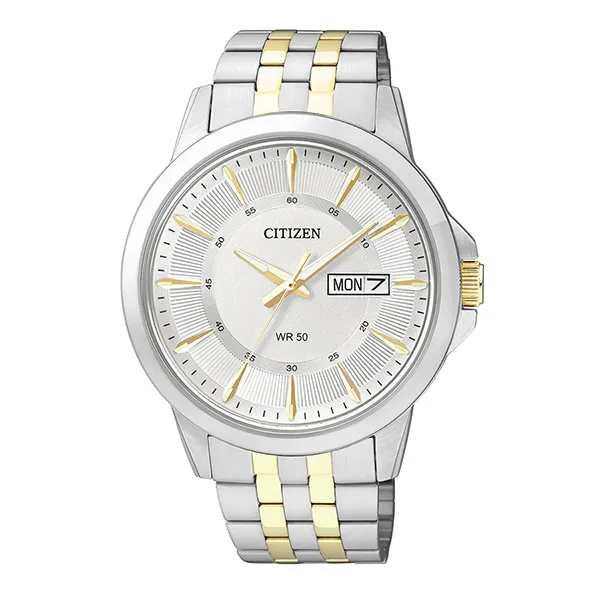 Đồng Hồ Nam Citizen Men's Quartz Watch BF2018-52A Màu Demi (Vàng-Bạc)