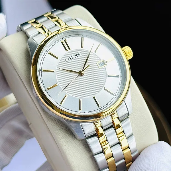 Đồng Hồ Nam Citizen Quartz BI1054-55A Màu Vàng Bạc - Đồng hồ - Vua Hàng Hiệu