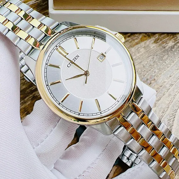 Đồng Hồ Nam Citizen Quartz BI1054-55A Màu Vàng Bạc - Đồng hồ - Vua Hàng Hiệu