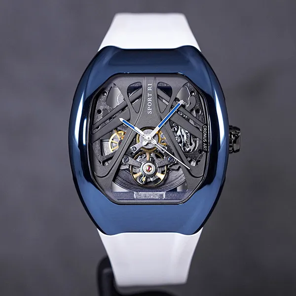 Đồng Hồ Nam Cronus Art Sport R1 Precision 316L Steel Watch R1 42 - R1-002 Màu Trắng