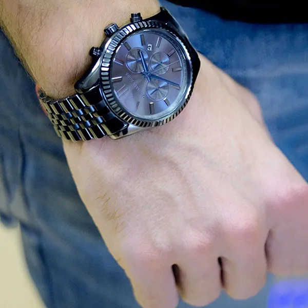 Đồng Hồ Nam Michael Kors Oversized Lexington Blue-Tone Watch MK8480 Màu Xanh Navy - Đồng hồ - Vua Hàng Hiệu