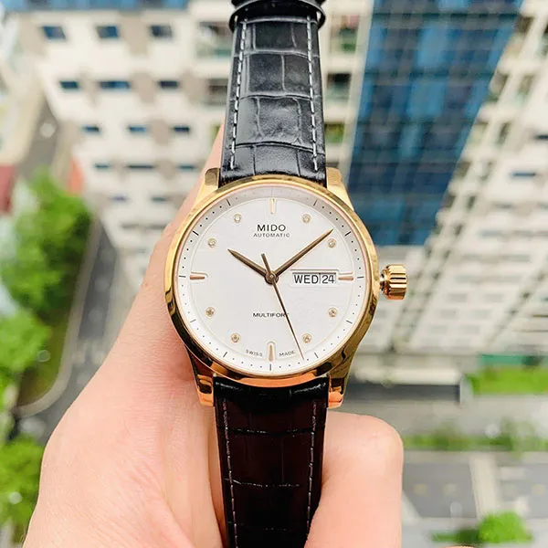 Đồng Hồ Nam Mido Multifort Diamond M005.830.36.036.80 ( M0058303603680 ) Màu Đen Trắng - Đồng hồ - Vua Hàng Hiệu