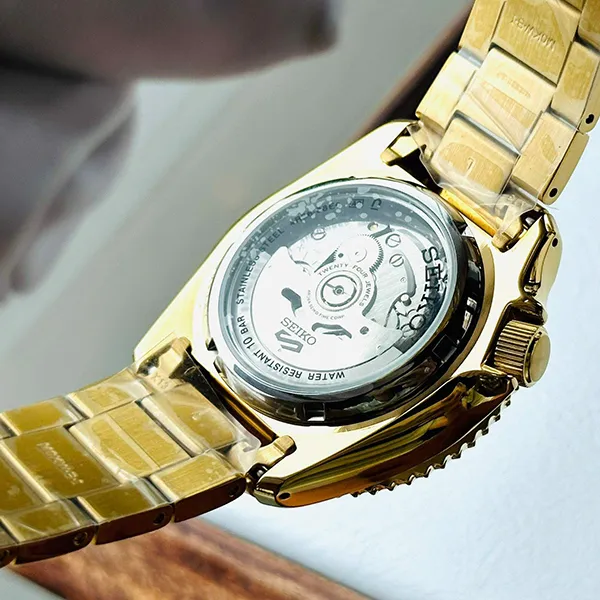 Đồng Hồ Nam Seiko 5 Sports SRPE74K1 Màu Vàng Gold