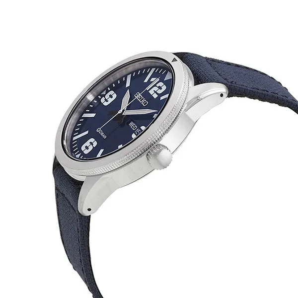 Đồng Hồ Nam Seiko Essentials Quartz Blue Dial Watch SUR491 Màu Xanh Dương