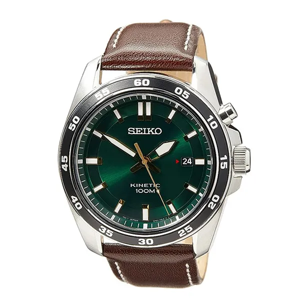 Đồng Hồ Nam Seiko Kinetic Watch SKA791P1 Màu Nâu