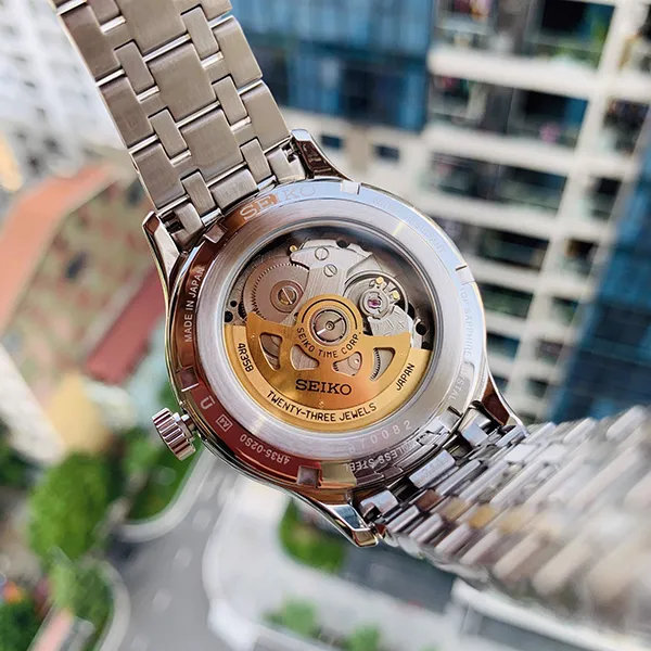 Đồng Hồ Nam Seiko Presage SRPC81J1 Màu Bạc Đen - Đồng hồ - Vua Hàng Hiệu