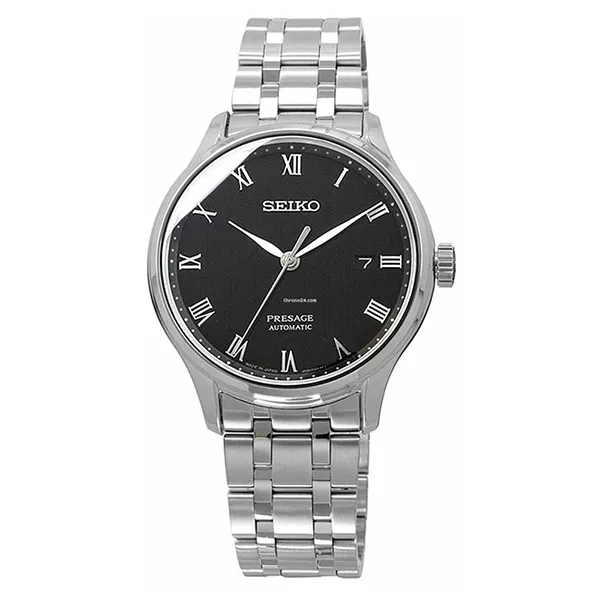 Đồng Hồ Nam Seiko Presage SRPC81J1 Màu Bạc Đen - Đồng hồ - Vua Hàng Hiệu