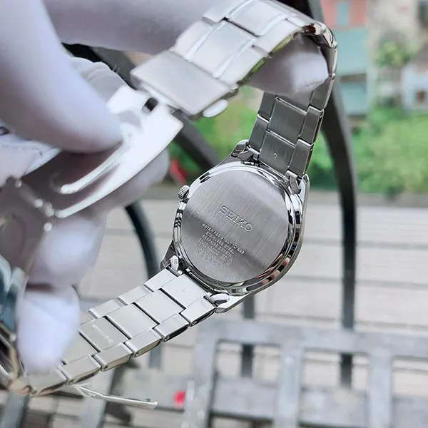 Đồng Hồ Nam Seiko Quartz SUR419P1 Màu Xanh Bac