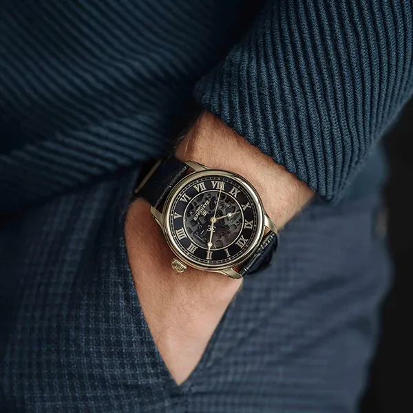 Đồng Hồ Nam Thomas Earnshaw Longitude Automatic Leather Men's Watch ES-8807-02 Màu Đen - Đồng hồ - Vua Hàng Hiệu