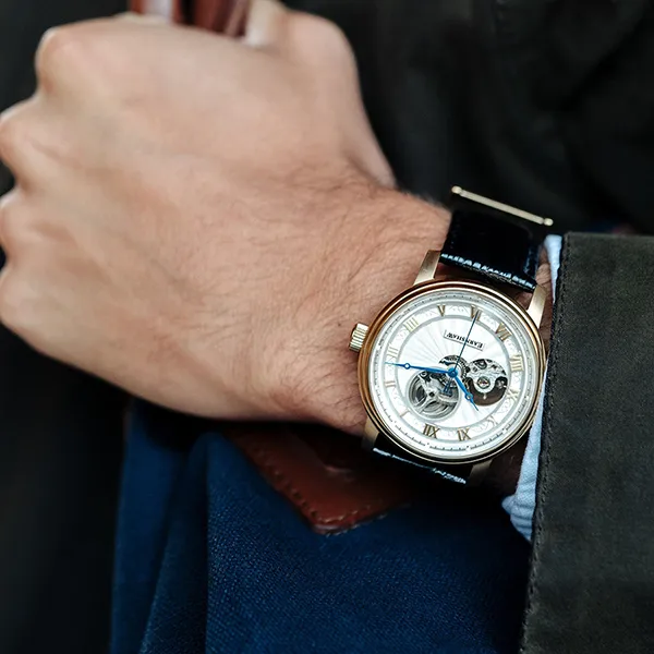 Đồng Hồ Nam Thomas Earnshaw Westminster Mechanical Men's Watch ES-8097-02 Màu Đen
