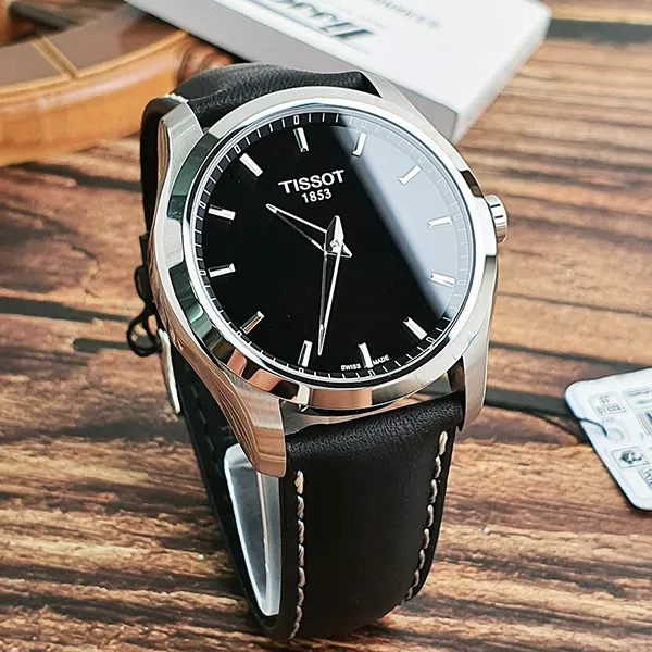 Đồng Hồ Nam Tissot Couturier Quartz Watch T035.446.16.051.02 Màu Đen