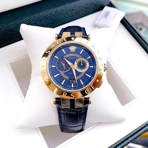 Đồng Hồ Nam Versace V-Race Blue Dial Watch VEBV002 19 Màu Xanh