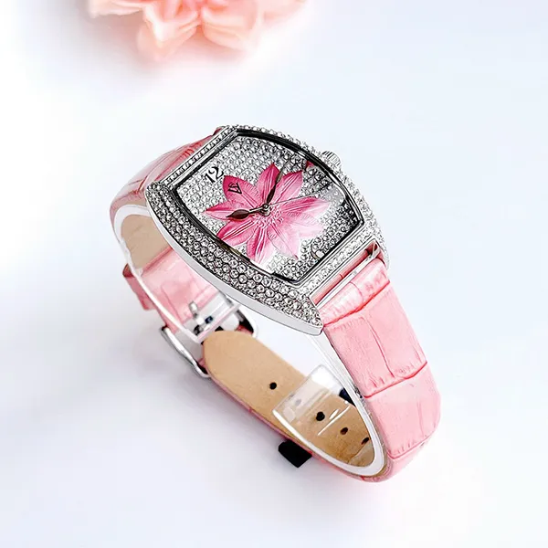 Đồng Hồ Nữ Christian Van Sant Lotus Quartz Ladies Watch CV4852 Màu Hồng - Đồng hồ - Vua Hàng Hiệu
