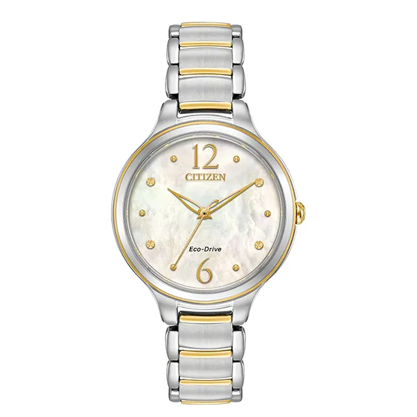 Đồng Hồ Nữ Citizen Eco Drive Watch EM0554-58N Màu Bạc - Vàng Gold