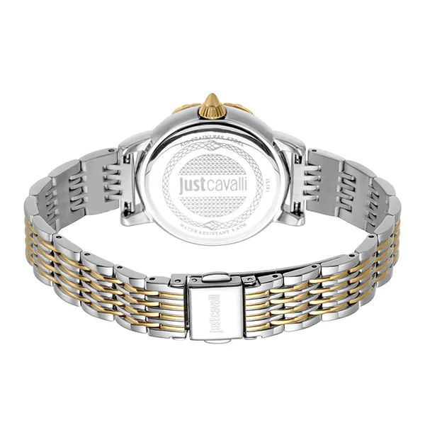 Đồng Hồ Nữ Just Cavalli Snake Two Tone Watch JC1L151M0695 Màu Bạc/Vàng Gold - Đồng hồ - Vua Hàng Hiệu