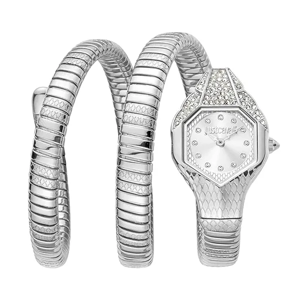 Đồng Hồ Nữ Just Cavalli Women's Snake Watch JC1L193M0015 Màu Bạc