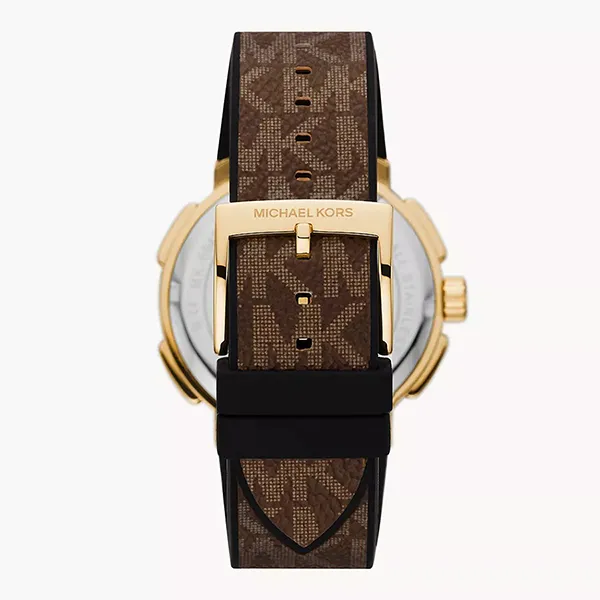 Đồng Hồ Nữ Michael Kors MK Oversized Pavé Chronograph Quartz Watch MK6948 Màu Nâu - Đồng hồ - Vua Hàng Hiệu
