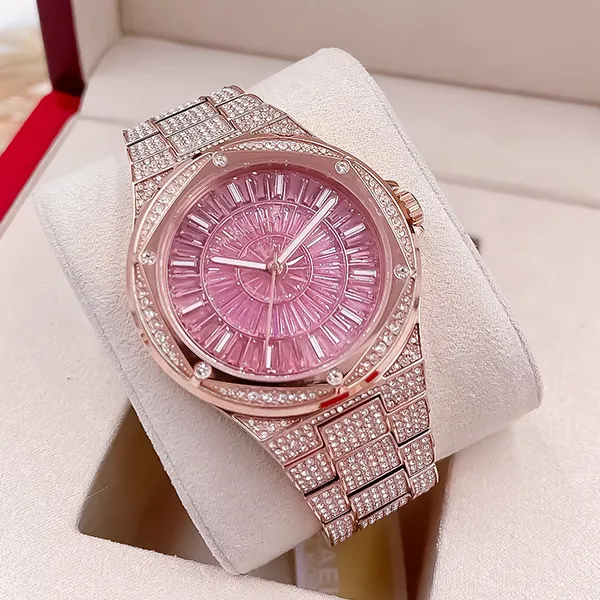 Đồng Hồ Nữ Michael Kors MK Oversized Lennox Pavé Pink Watch MK6992 Màu Vàng Hồng - Đồng hồ - Vua Hàng Hiệu