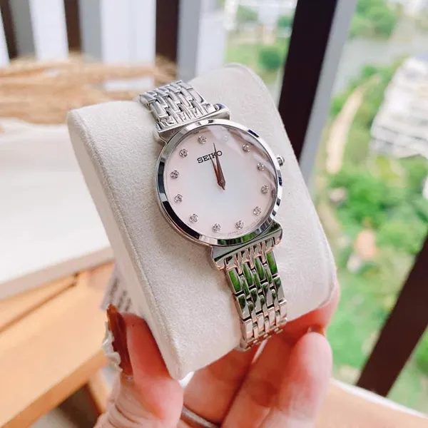 Đồng Hồ Nữ Seiko Quartz SFQ803 Màu Bạc Trắng - Đồng hồ - Vua Hàng Hiệu