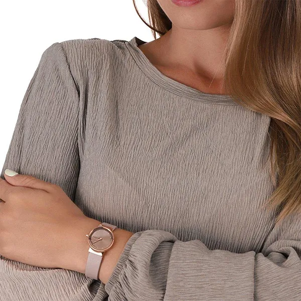 Đồng Hồ Nữ Skagen Freja Lille Two-Hand Greystone Leather Watch SKW3005 Màu Xám