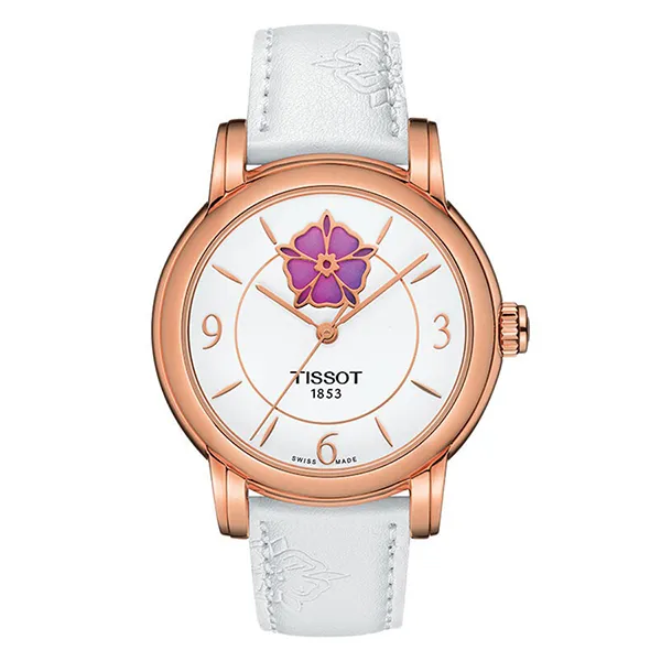 Đồng Hồ Nữ Tissot Lady Heart Flower Powermatic 80 T050.207.37.017.05 (T0502073701705) Màu Trắng - Đồng hồ - Vua Hàng Hiệu