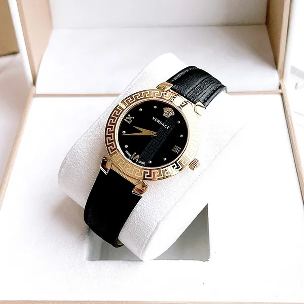Đồng Hồ Nữ Versace Daphnis Watch V16050017 35mm Màu Đen