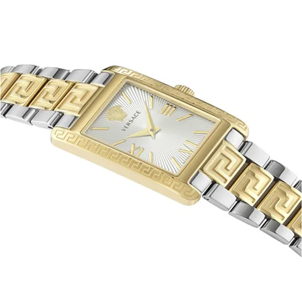 Đồng Hồ Nữ Versace Tonneau Watch VE1C00621 Màu Vàng - Bạc - Đồng hồ - Vua Hàng Hiệu