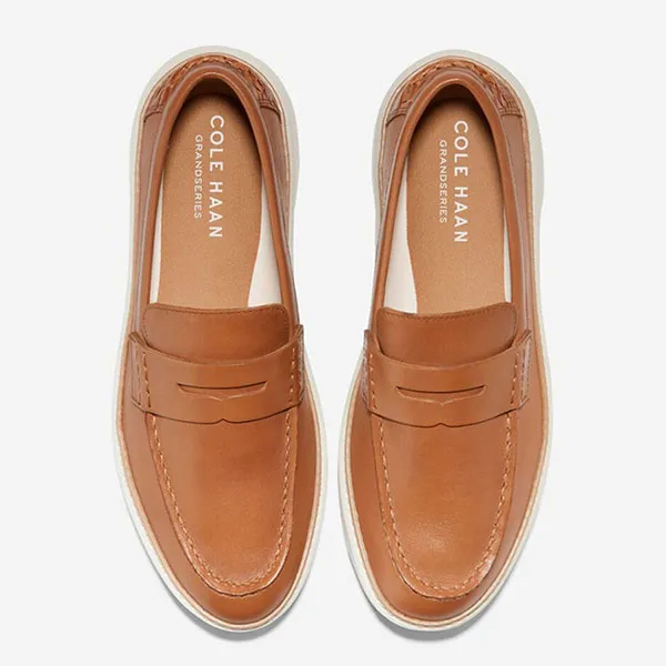 Giày Lười Nam Cole Haan Grandpro Topspin Penny Loafer Màu Nâu Size 42